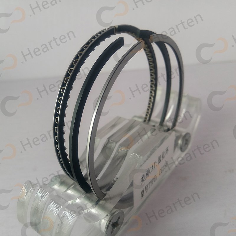 Nitriding piston ring